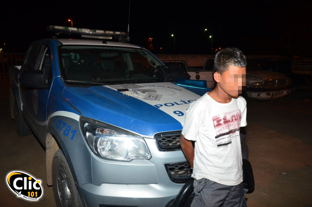 Menor apreendido com droga no centro de Itabela