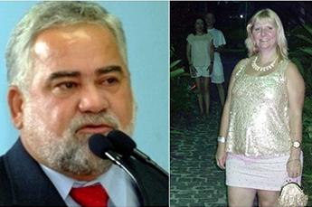 Vereador Lucas Leite e Alexsandra Moschen (Foto Radar64)