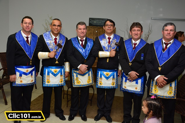 Membros da nova Diretoria: Ismael Junior, Fabrício Soares, Ademor Bindeli, Warley Pires, Marcos Kuzma e José Wilis Grassi