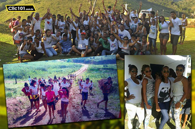 Imagens da II Caminhada da Fé (Foto: divulgação)