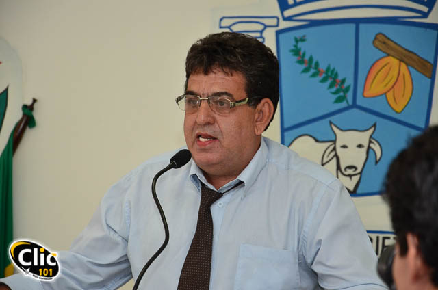 Antônio da Silva Veloso, presidente da Câmara de Itabela (Foto: CliC101 / Welisvelton Cabral)
