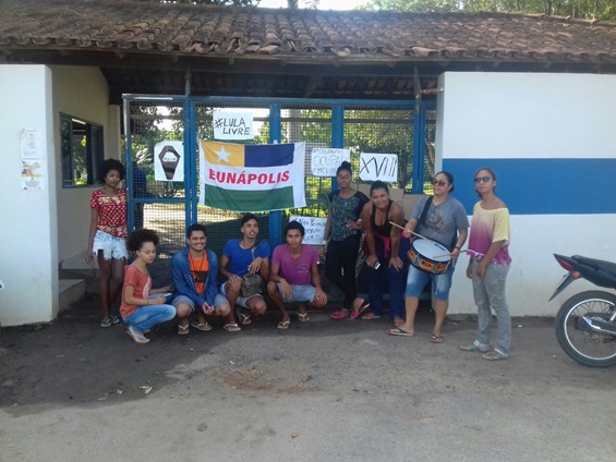 Entrada do campus da uneb. movimento termina nesta quarta-feira, dia 16 de maio