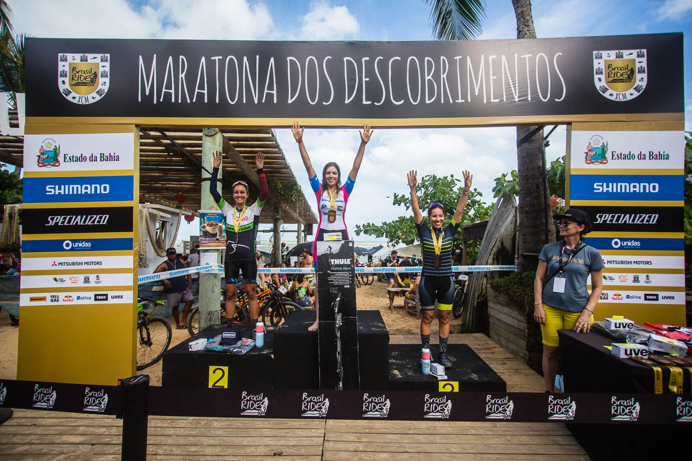 Alta  | Web    Pódio feminino  (Wladimir Togumi / Brasil Ride) 
