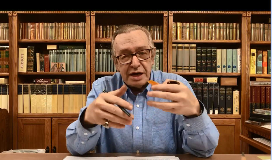 Filósofo Olavo de Carvalho (Foto: Reprodução/GP1)