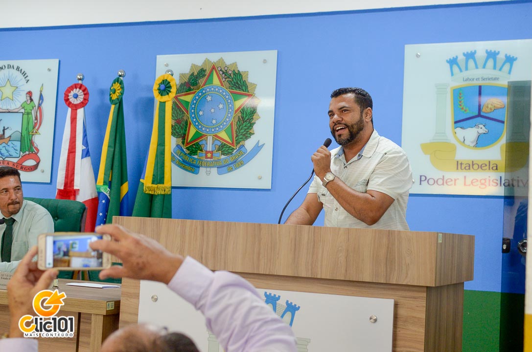 Tobias Albino falou na tribuna da Câmara