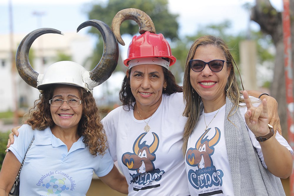 Mulheres também fazem parte do grupo: elas levam ainda mais consciência  (Foto: Marina Silva/CORREIO)