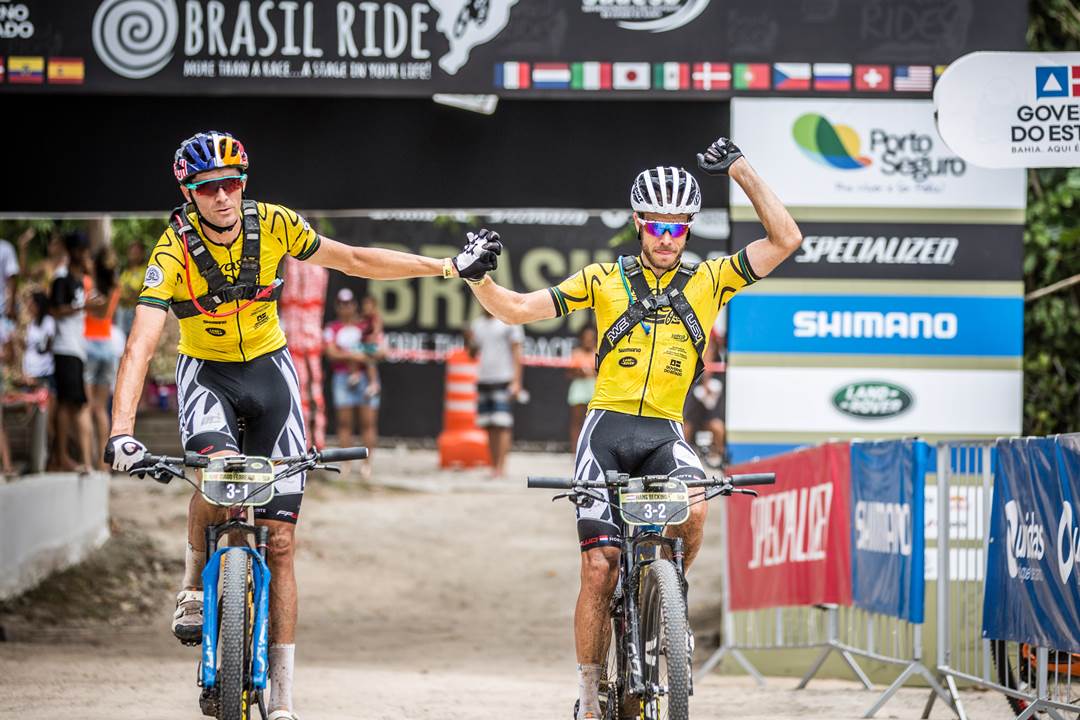 Tiago e Hans, campeões da 10a. edição (Foto: Fabio Piva / Brasil Ride)