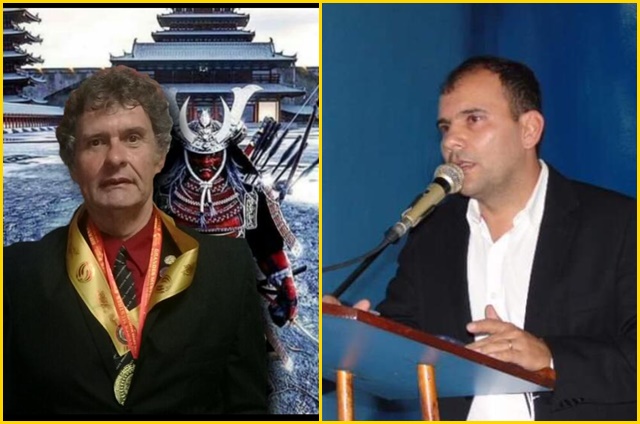 Sensei Walter Menezes - Representante da Seitokan Internacional      /      Emerson Brito - Presidente da FKBA
