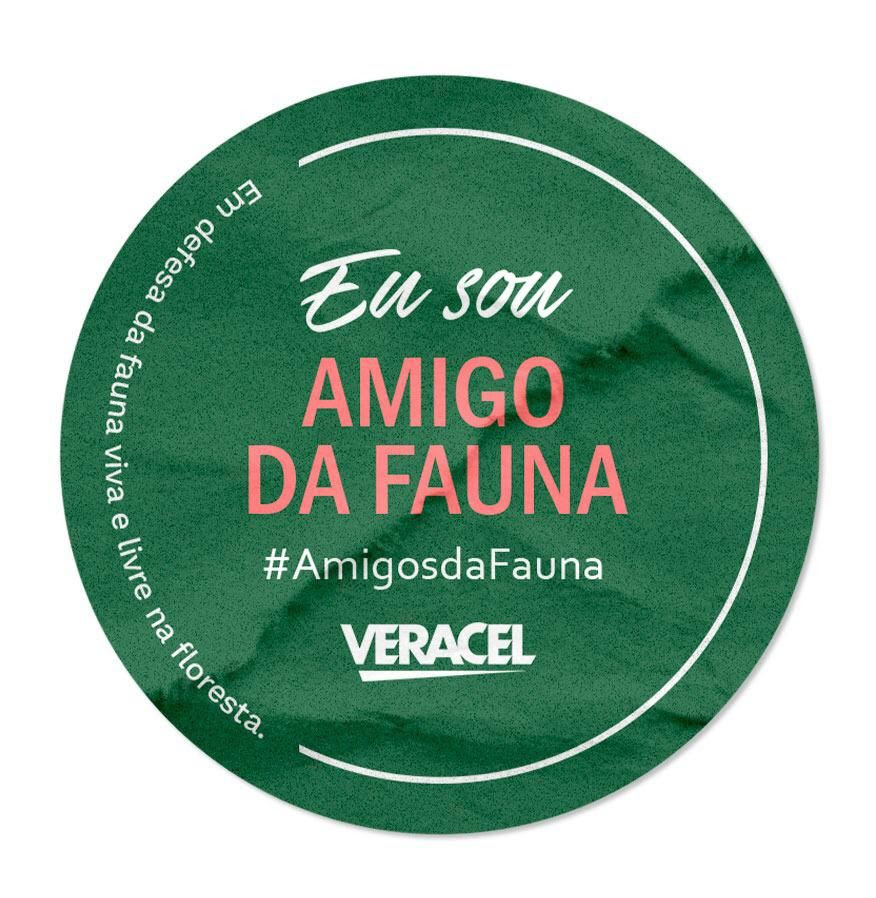 Logo do programa Amigos da Fauna Veracel