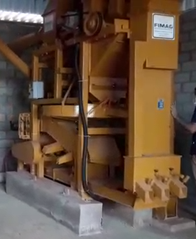  Parte da estrutura do secador de café em seu momento de inauguração (Foto: Comunidade Maravilha II)