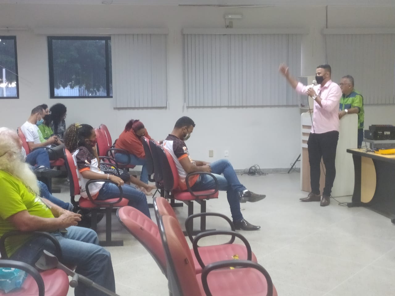 Secretário de Esporte, Juventude, Cultura e Lazer, Leandro Lima, fez pronunciamento durante evento