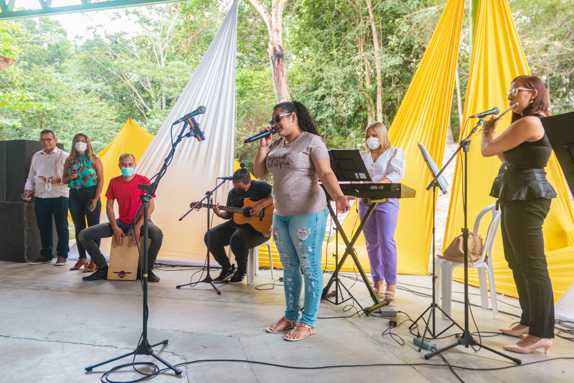 Banda Sejuc fez a abertura da programação do “Setembro Amarelo”