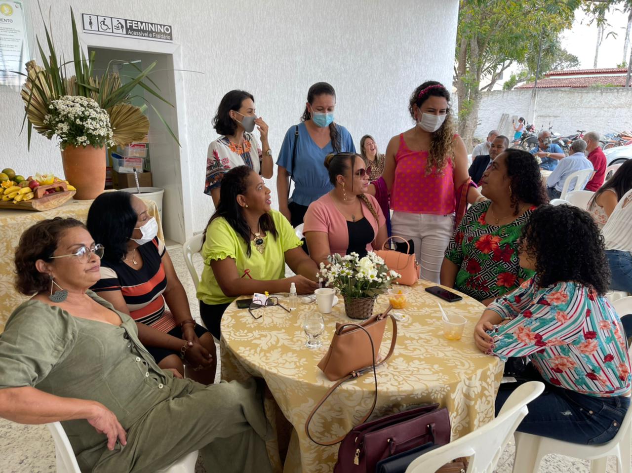 Gestora conversou com agentes durante evento de valorização profissional