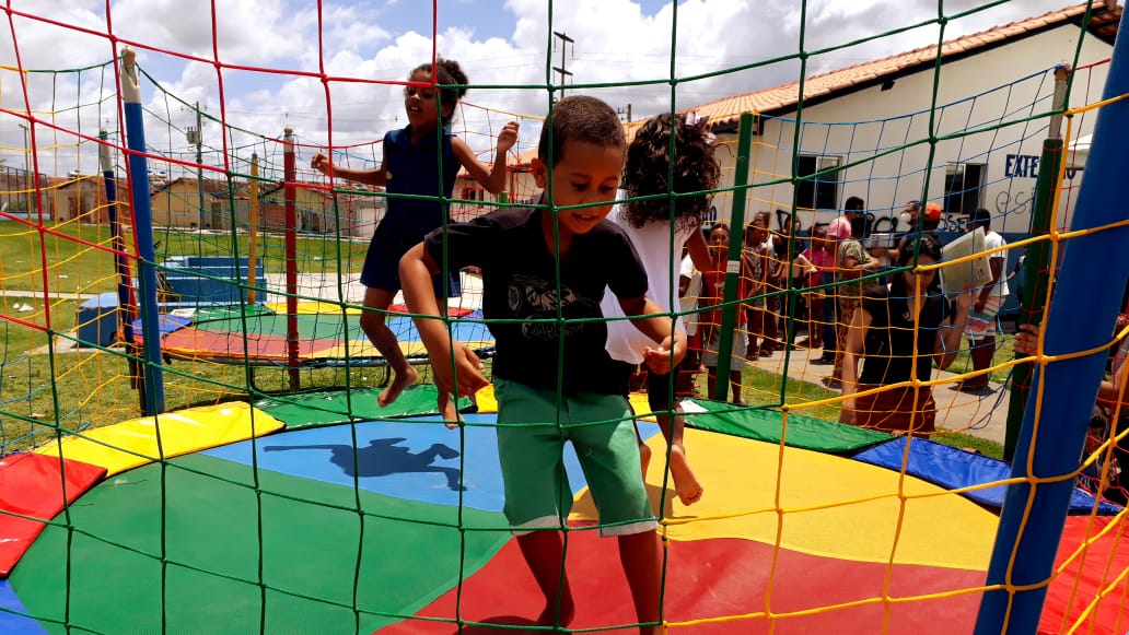 Recreação para crianças estiveram presentes no evento
