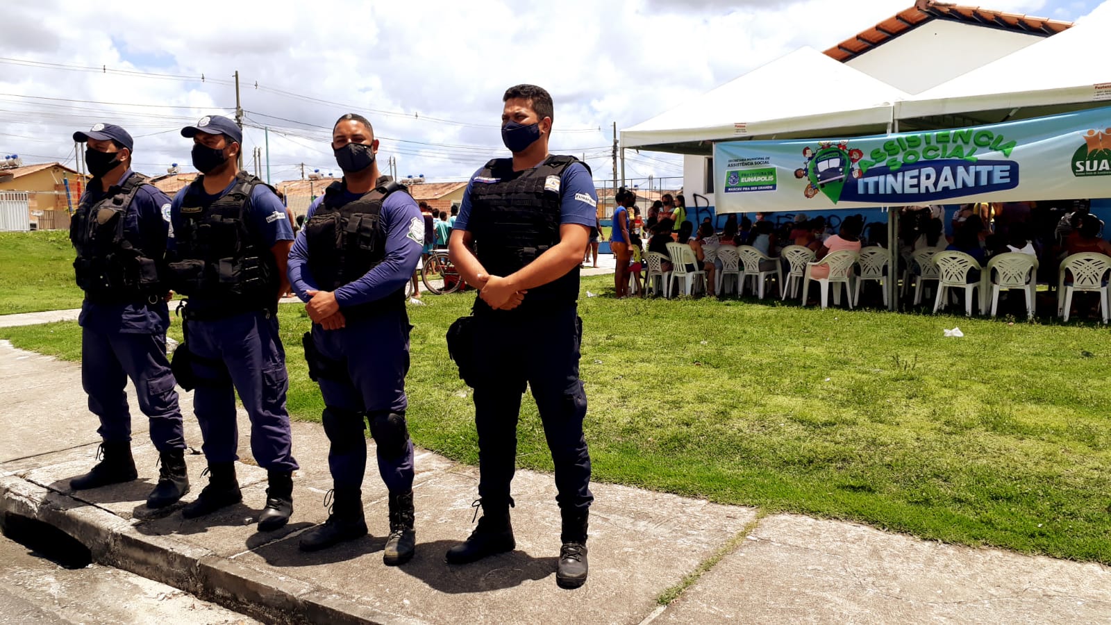 A Guarda Civil Municipal esteve presente no evento