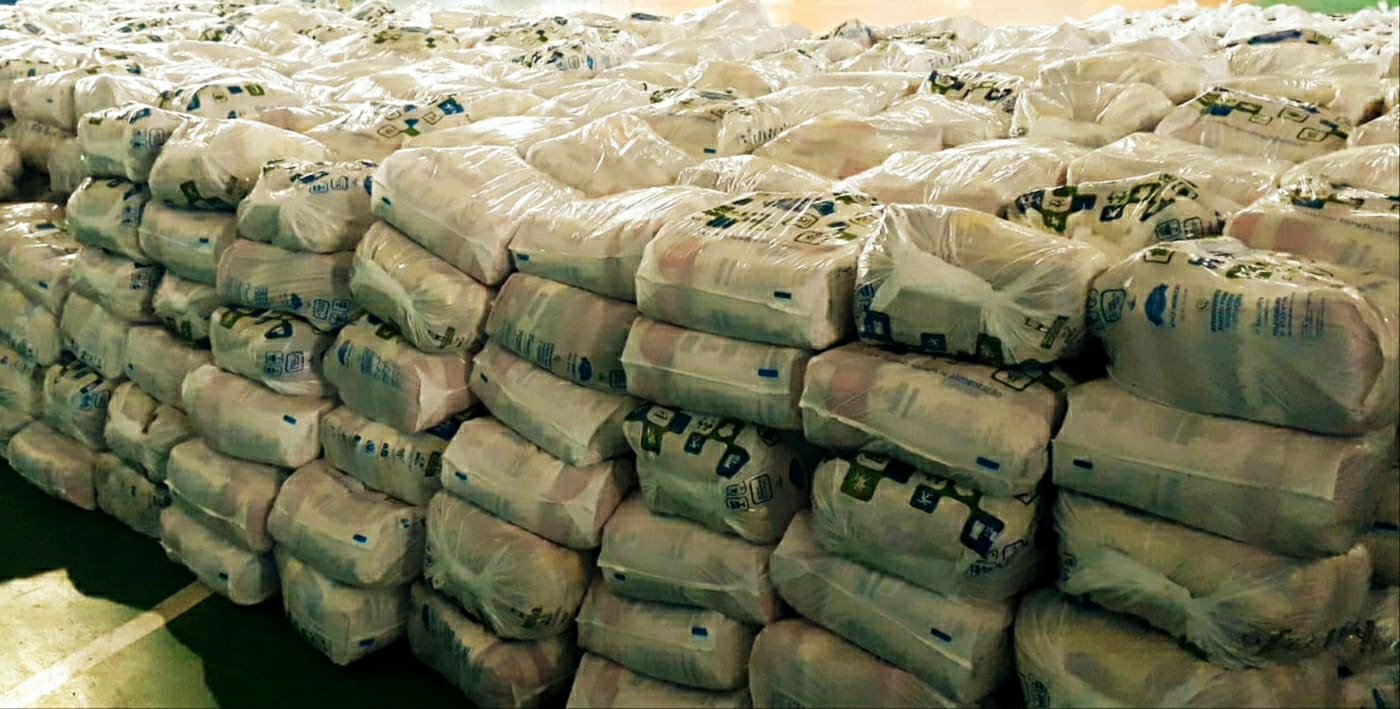 1 mil cestas básicas foram doadas para famílias em situação de vulnerabilidade social