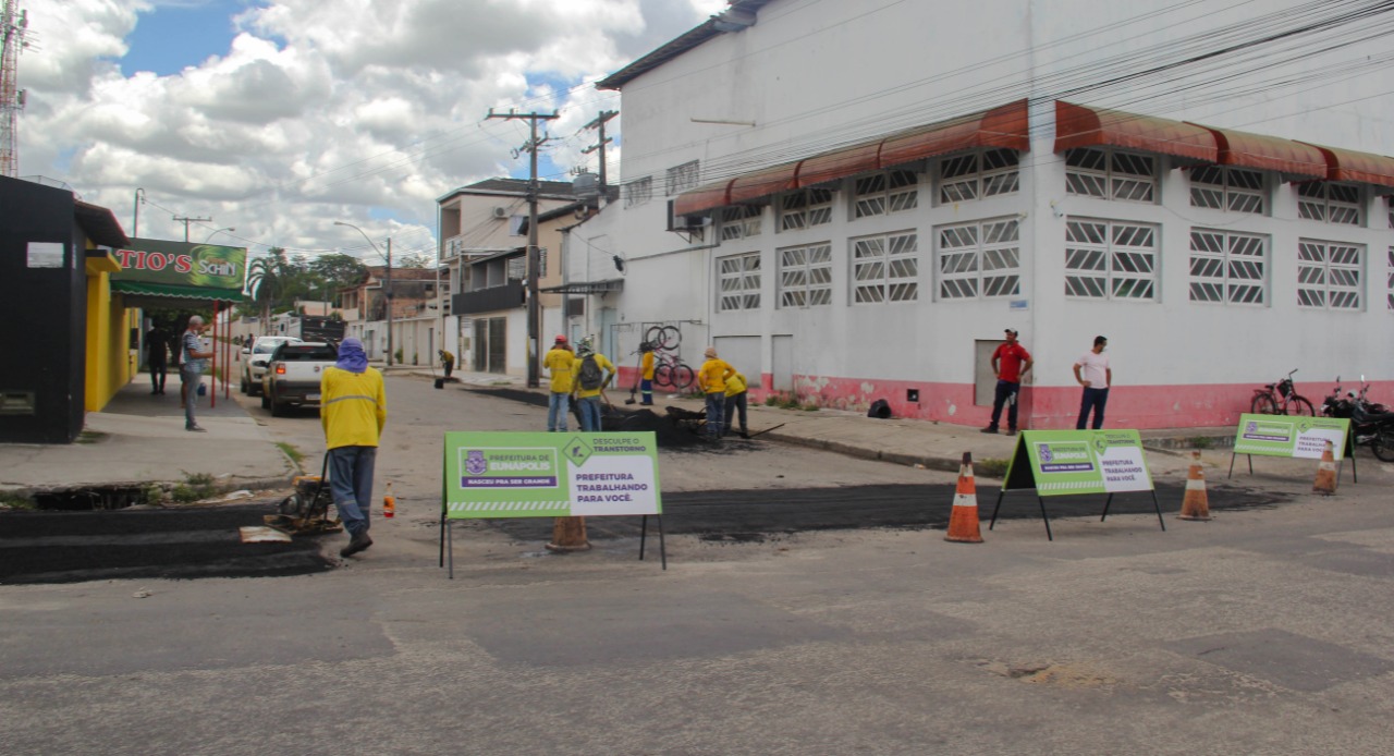 Avenida Norte Sul e bairro Santa Lúcia receberam 