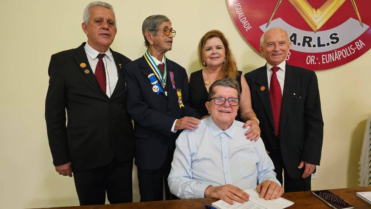 Maurício com Pimpão, Arenilton, esposa e Dr. Lauro