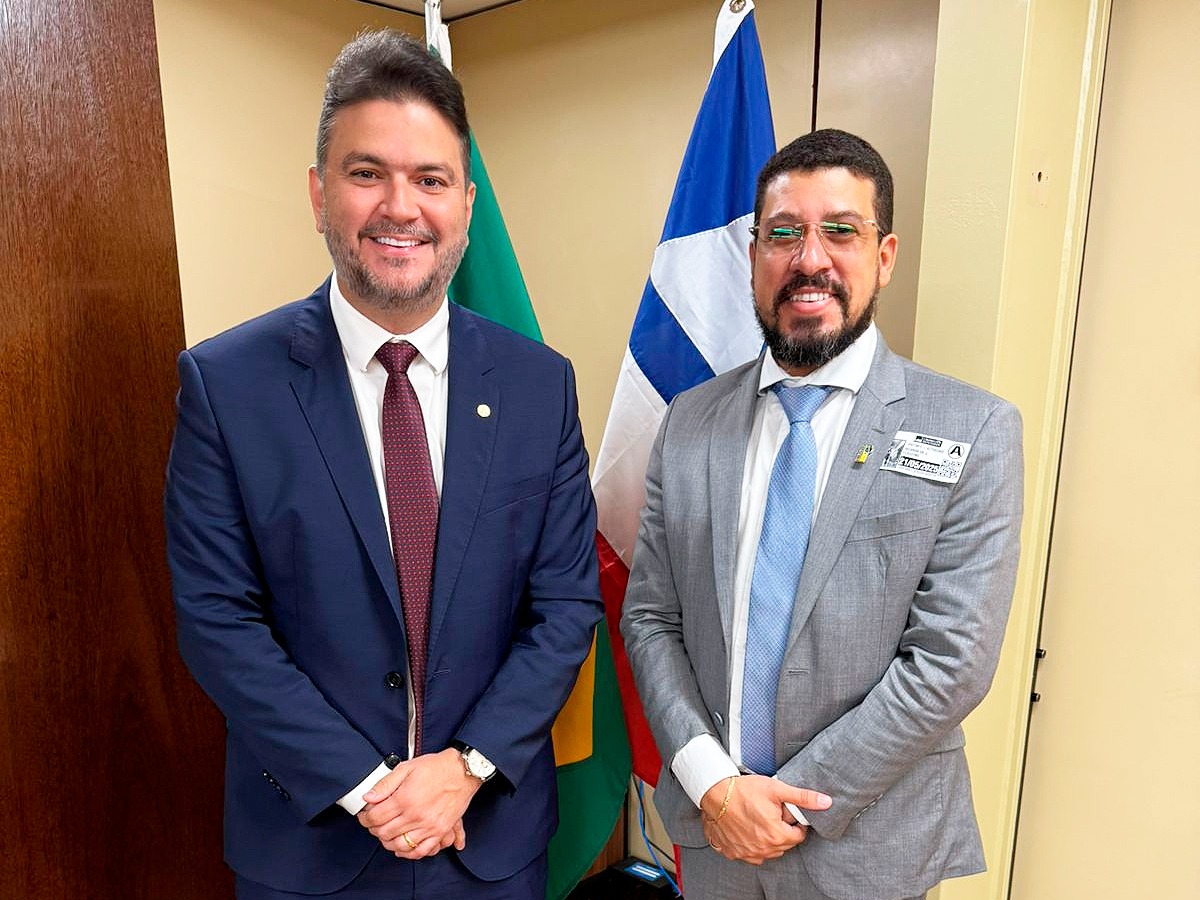 Prefeito Flauzino e deputado federal Diego Coronel