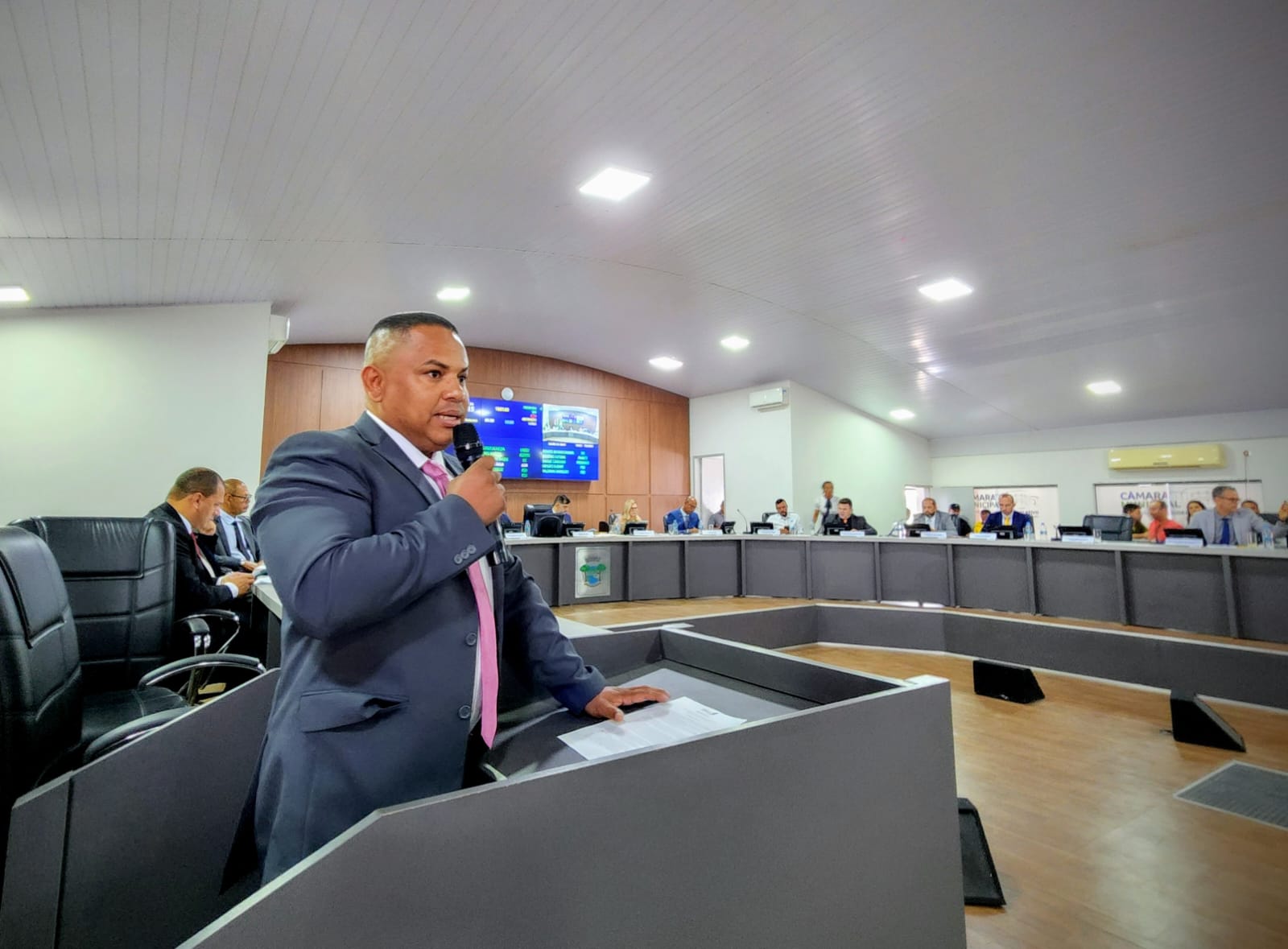 Vereador Wellington Pereira Rodrigues - presidente da Comissão 