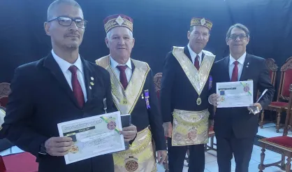 Wagner Melo e Warley Pires são elevados ao Grau 30 no Conselho de Kadosch Filosófico