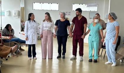 Primeira dama visita Unidade de Oncologia em Porto Seguro