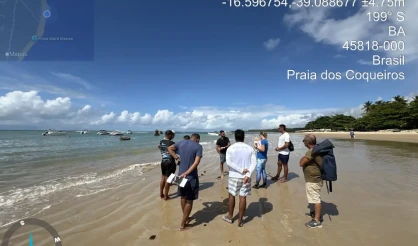 Semac avança com ordenamento costeiro na Praia dos Coqueiros