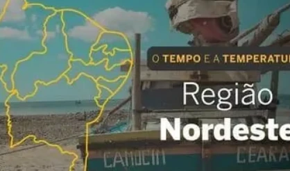 Chuvas intensas no interior e no litoral nesta sexta-feira (19) no Nordeste