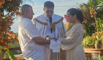 Ademor e Glória renovam votos em celebração dos 40 anos de casamento