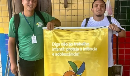 AEPETI realiza ação de prevenção ao trabalho infantil na balsa