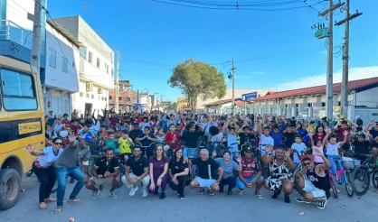 Passeio Ciclístico abre programação dos 37 anos de Itabela e reúne centenas de participantes