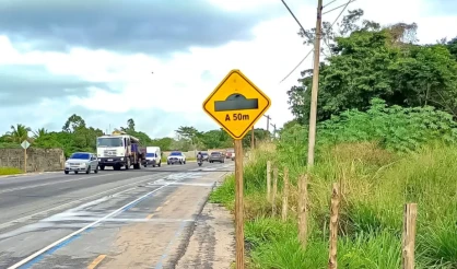 Prefeitura de Porto Seguro intensifica medidas de segurança no Anel Viário com novos redutores de velocidade
