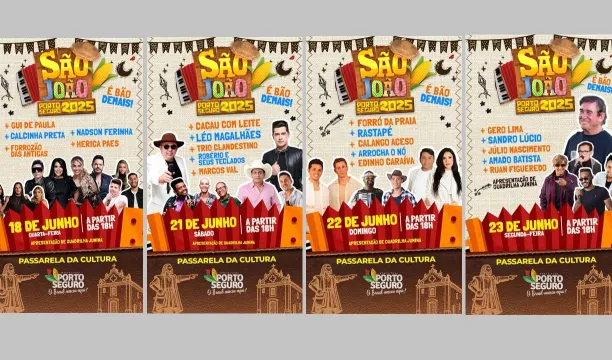 Prefeitura divulga programação oficial do São João na Passarela da Cultura