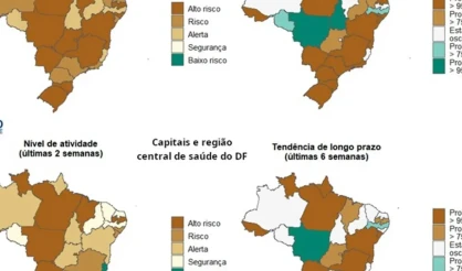 InfoGripe: VSR, influenza e rinovírus elevam casos de síndrome respiratória grave no país